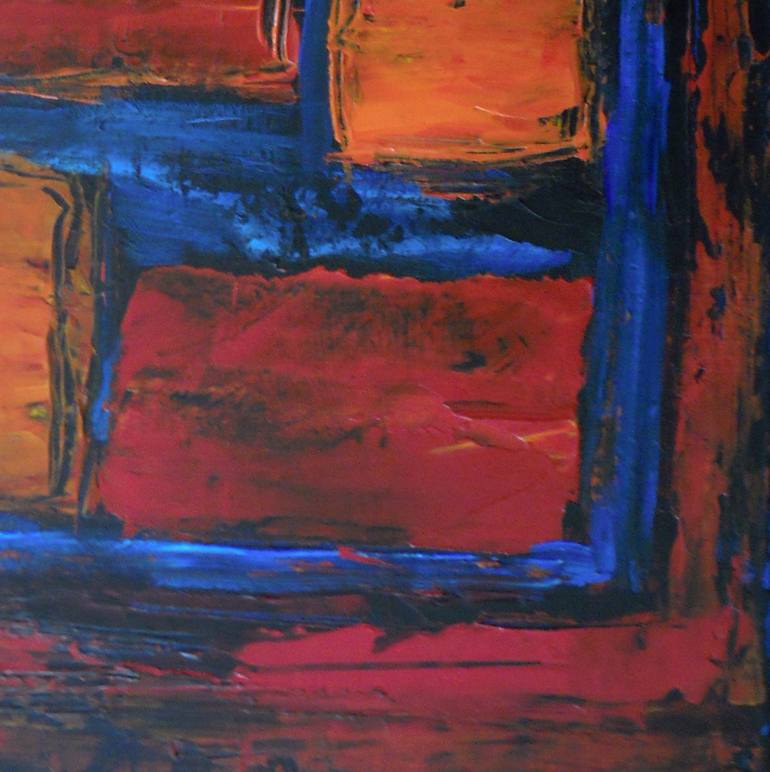Original Abstract Expressionism Abstract Painting by Robert Alexander