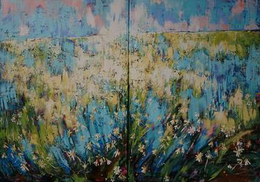 Original Impressionism Landscape Paintings by Anastasiia Kraineva