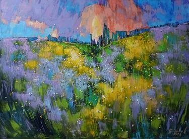 Original Expressionism Landscape Paintings by Anastasiia Kraineva