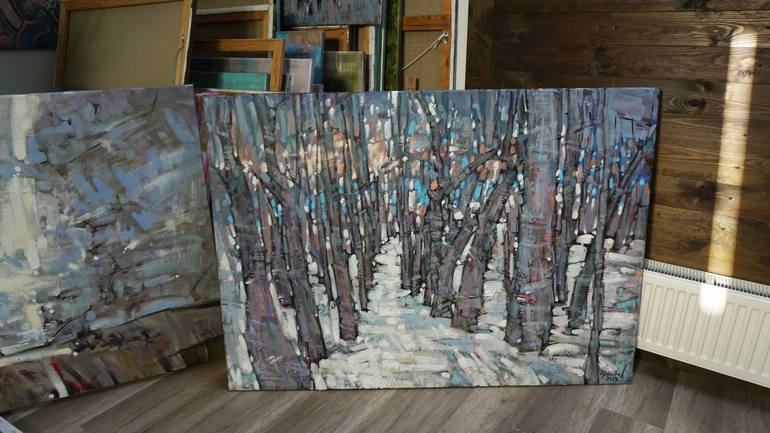 Original Landscape Painting by Anastasiia Kraineva