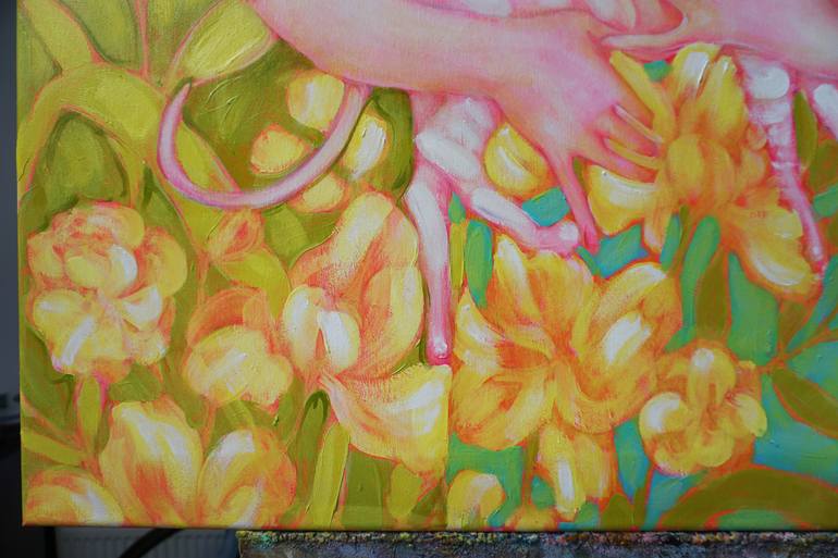 Original Art Deco Women Painting by Anastasiia Kraineva