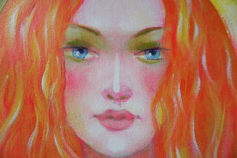 Original Art Deco Women Painting by Anastasiia Kraineva