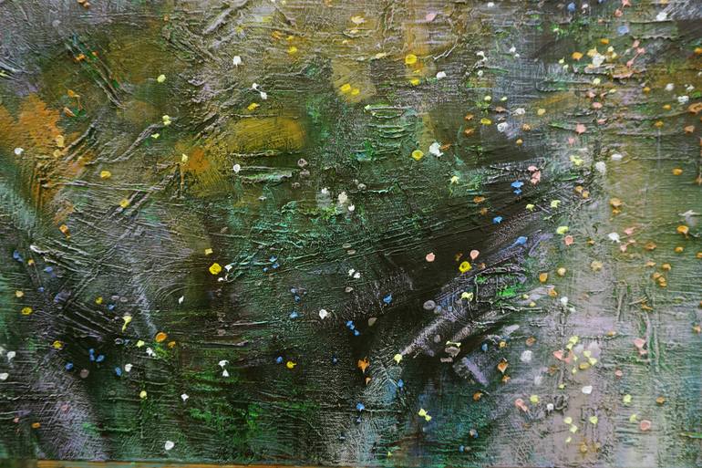 Original Abstract Expressionism Landscape Painting by Anastasiia Kraineva
