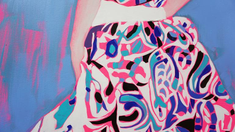 Original Art Deco Women Painting by Anastasiia Kraineva