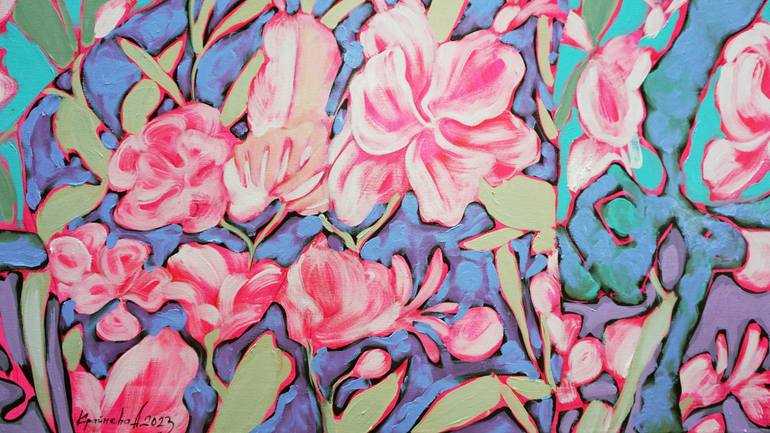 Original Art Deco Women Painting by Anastasiia Kraineva