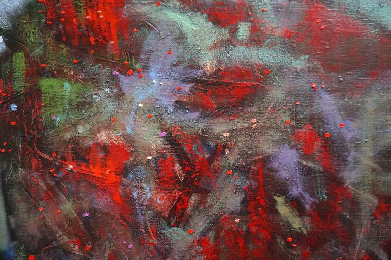 Original Expressionism Landscape Painting by Anastasiia Kraineva