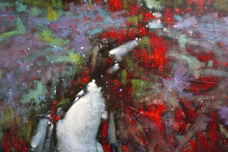 Original Expressionism Landscape Painting by Anastasiia Kraineva