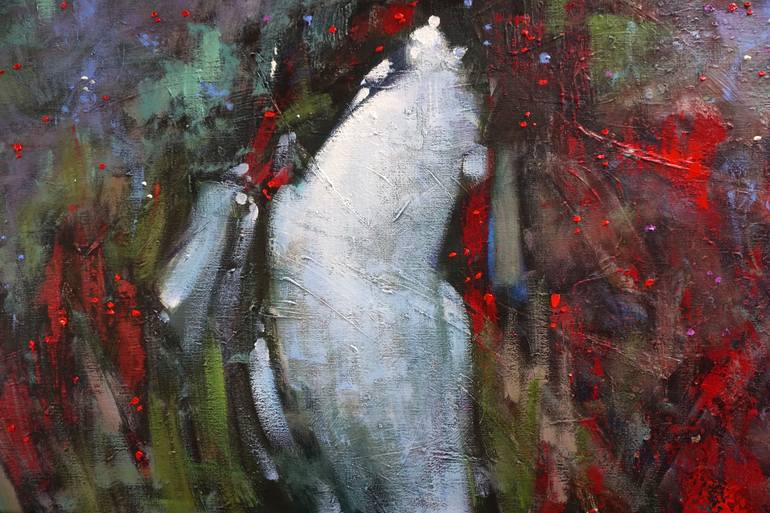 Original Expressionism Landscape Painting by Anastasiia Kraineva