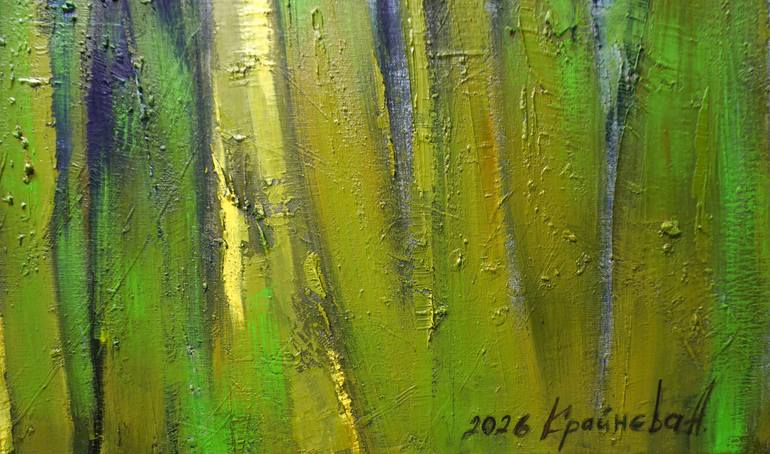 Original Expressionism Floral Painting by Anastasiia Kraineva