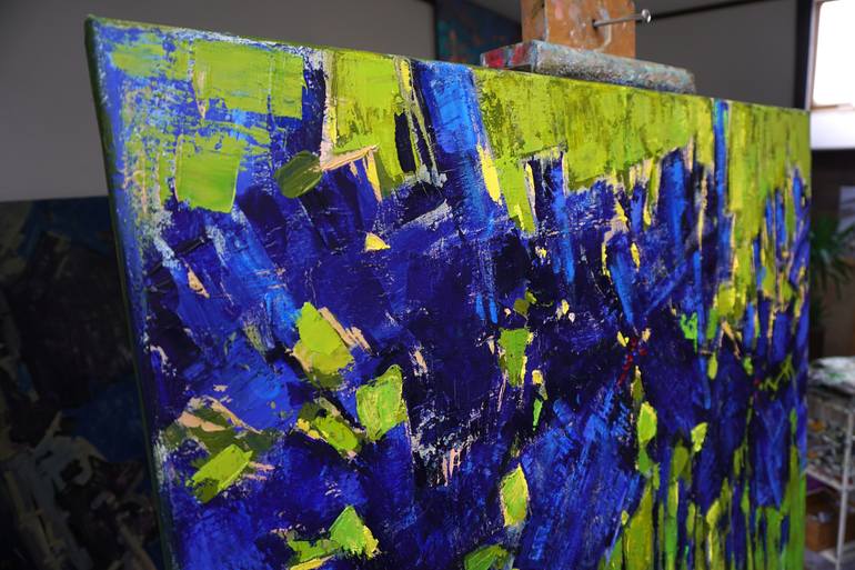 Original Expressionism Floral Painting by Anastasiia Kraineva