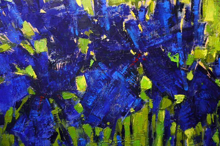 Original Expressionism Floral Painting by Anastasiia Kraineva