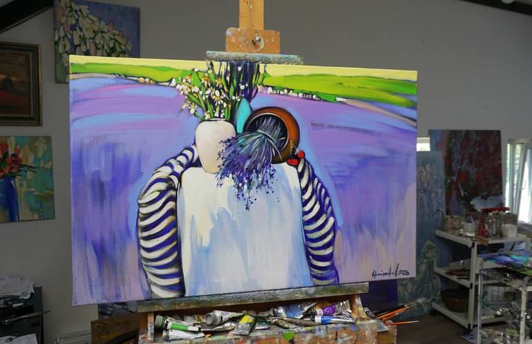 Original Realism Still Life Painting by Anastasiia Kraineva