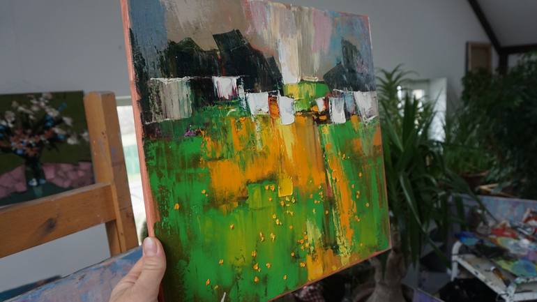 Original Expressionism Landscape Painting by Anastasiia Kraineva