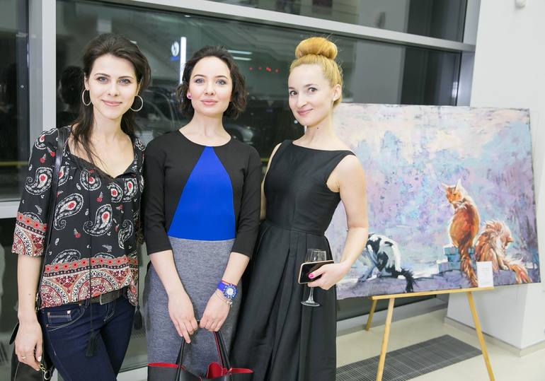 Original Art Deco Animal Painting by Anastasiia Kraineva