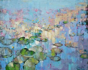 Original Expressionism Landscape Paintings by Anastasiia Kraineva