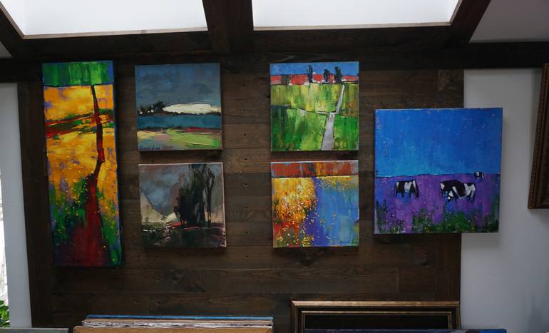 Original Expressionism Animal Painting by Anastasiia Kraineva