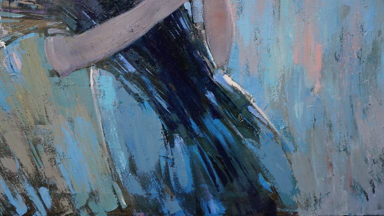 Original Abstract Expressionism Women Painting by Anastasiia Kraineva