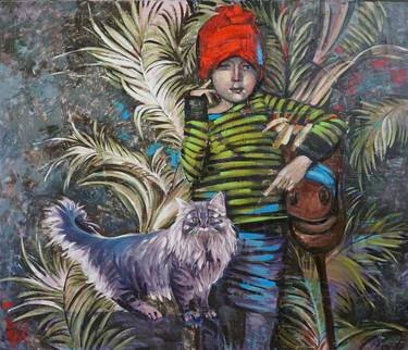 Print of Realism Children Paintings by Anastasiia Kraineva