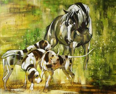 Print of Impressionism Animal Paintings by Anastasiia Kraineva