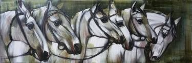 Original Horse Paintings by Anastasiia Kraineva