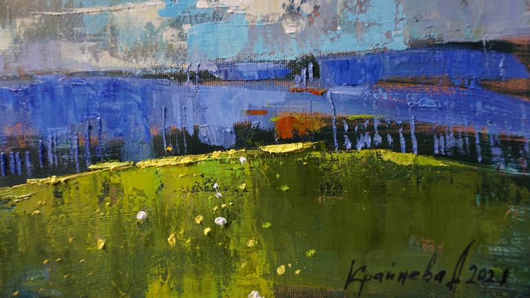 Original Landscape Painting by Anastasiia Kraineva
