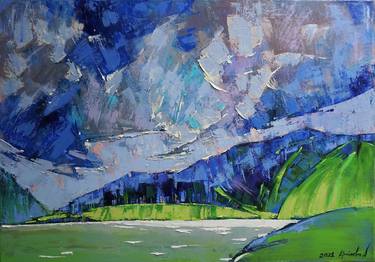 Original Expressionism Landscape Paintings by Anastasiia Kraineva