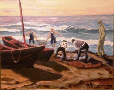 Original Realism Seascape Paintings by Vivi Karakatsani