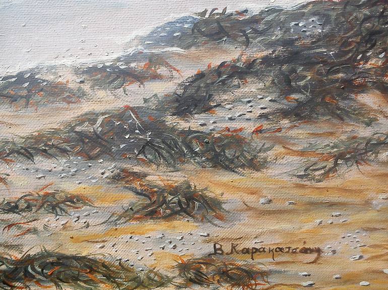 Original Abstract Seascape Painting by Vivi Karakatsani