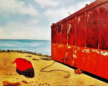 Original Abstract Expressionism Seascape Paintings by Vivi Karakatsani
