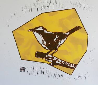 Saatchi Art Artist Sittoula Sitlakone; Printmaking, “Desert Bird #3 - Limited Edition of 1” #art