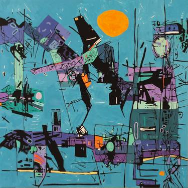 Original Abstract Paintings by Andreas Tomblin