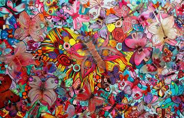 Print of Street Art Nature Collage by Veronica Plaza