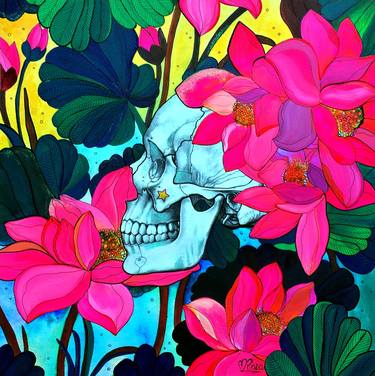 Print of Mortality Paintings by Veronica Plaza