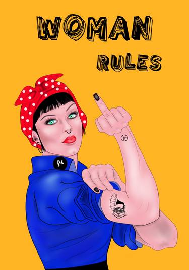 woman rules - Limited Edition of 10 thumb
