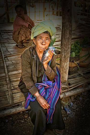 Tribal Woman, Inle Lake, Myanmar thumb