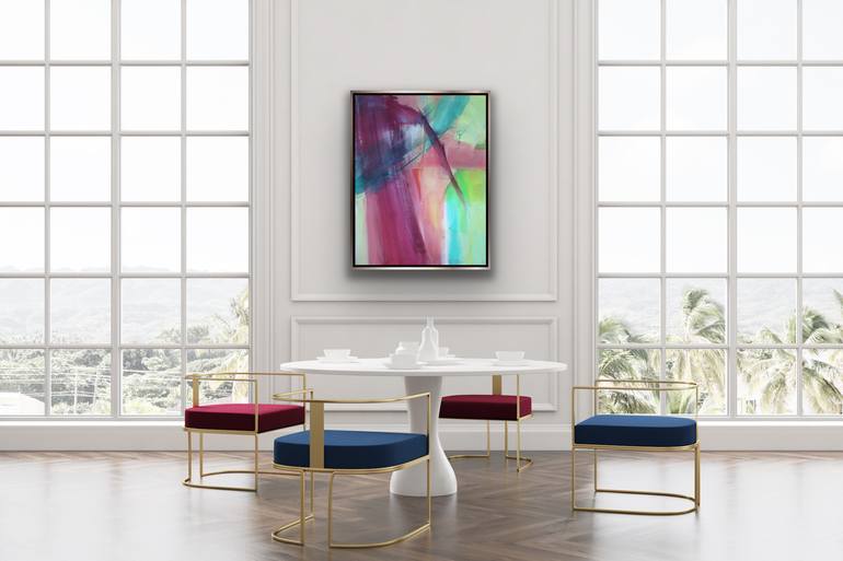 Original Abstract Painting by Trudie Tara Moulton