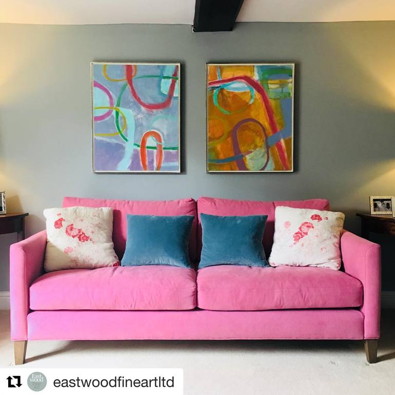 Original Minimalism Abstract Painting by Trudie Tara Moulton
