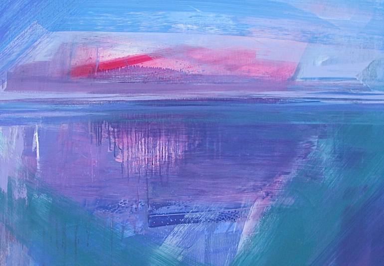 Original Abstract Expressionism Abstract Painting by Trudie Tara Moulton