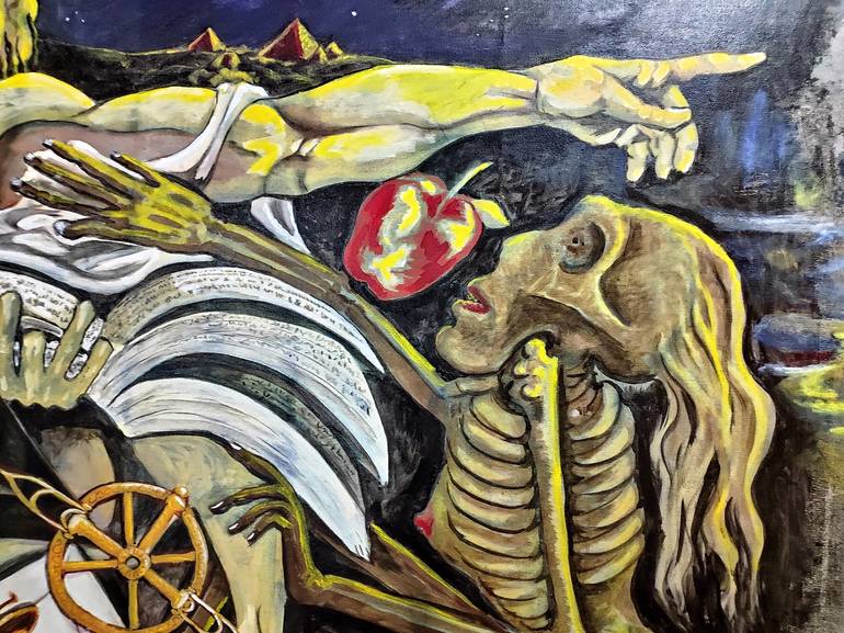 Original Conceptual Classical mythology Painting by Chinmaya BR