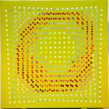 Poptical geometric pop by Adriana Ablin Abstract Painter