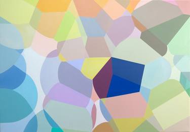 Print of Geometric Paintings by Adriana Ablin Abstract Painter