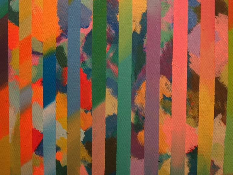 Original Abstract Expressionism Music Painting by Adriana Ablin Abstract Painter