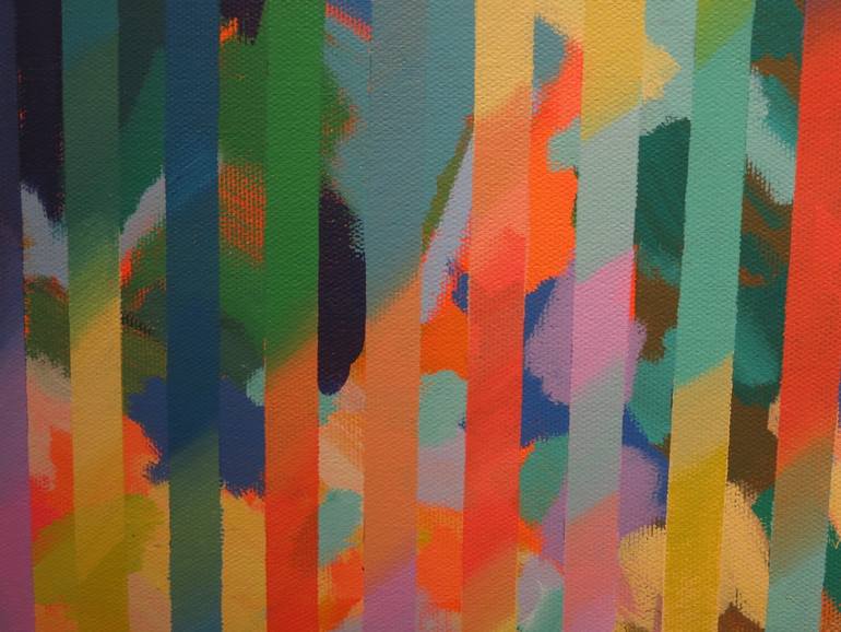 Original Abstract Expressionism Music Painting by Adriana Ablin Abstract Painter