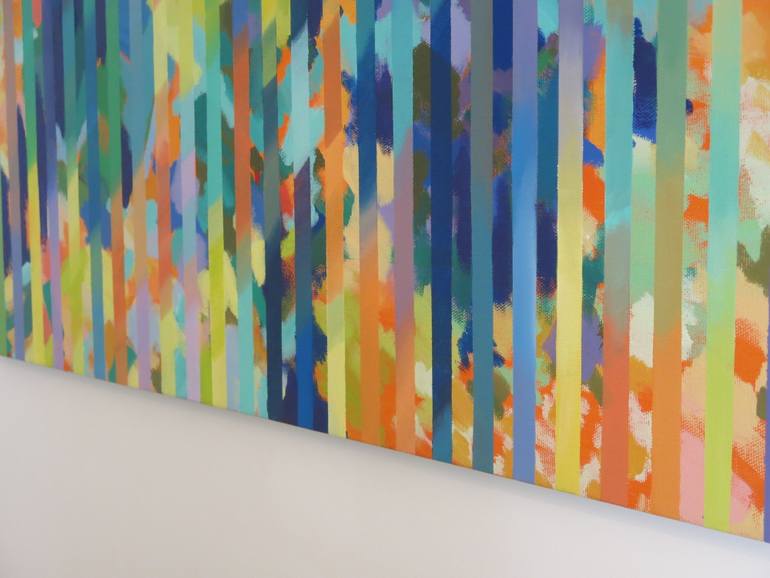 Original Abstract Expressionism Music Painting by Adriana Ablin Abstract Painter