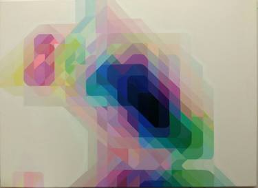 Original Pop Art Geometric Paintings by Adriana Ablin Abstract Painter