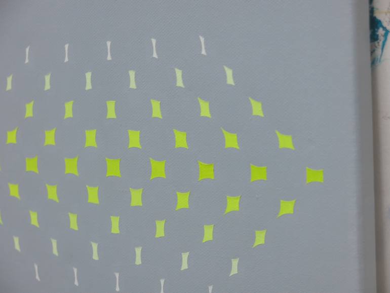 Original Abstract Geometric Painting by Adriana Ablin Abstract Painter