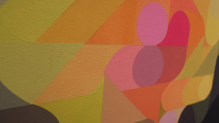 Original Abstract Floral Painting by Adriana Ablin Abstract Painter