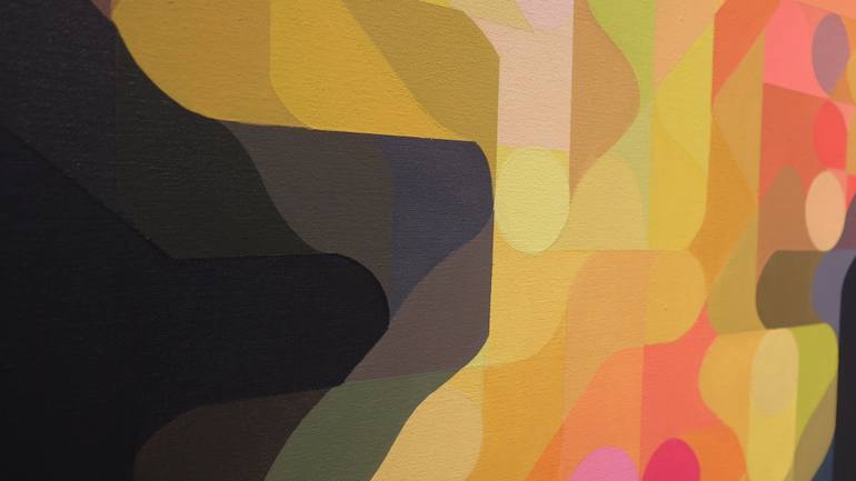 Original Abstract Floral Painting by Adriana Ablin Abstract Painter