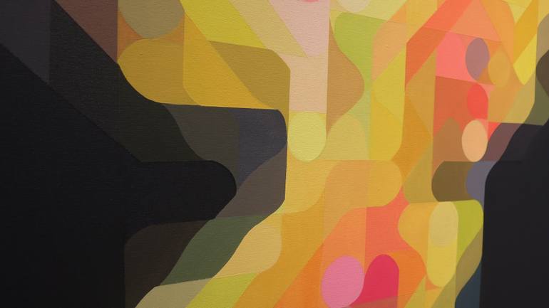 Original Abstract Floral Painting by Adriana Ablin Abstract Painter