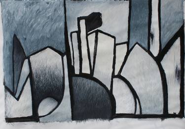 Print of Abstract Cities Drawings by Robert Chaplin